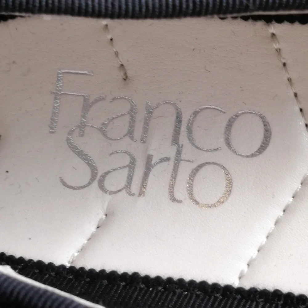 Franco Sarto Shoes Womens Sneaker Boston Black Loafer Square Toe Flat Heel 6